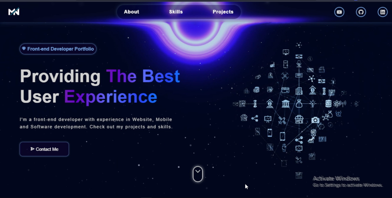  3D Portfolio Site